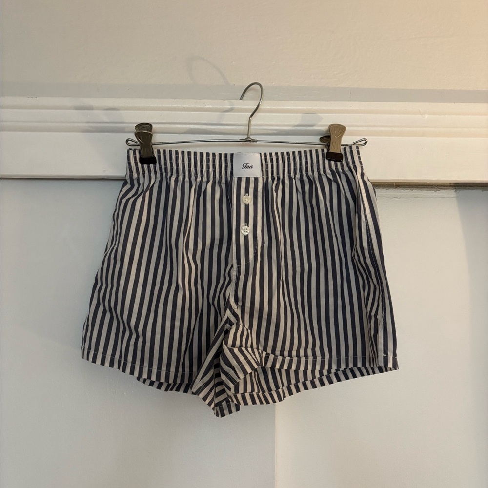 Aritzia TNA Striped Boxer Shorts